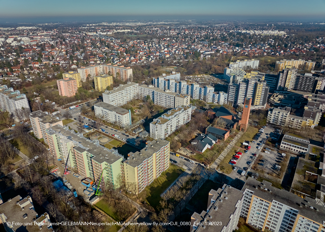 15.02.2023 - Sanierung an der Kurt-Eisner-Straße in Neuperlach